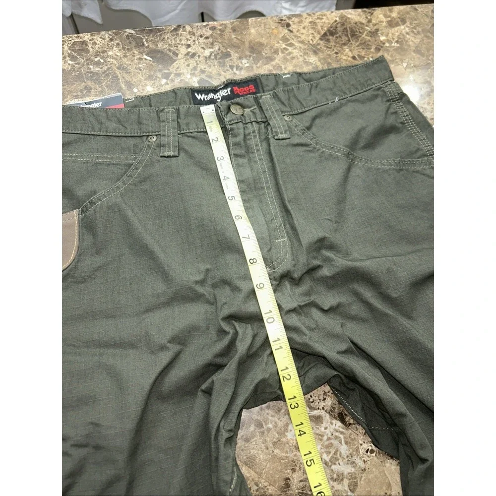 Wrangler Riggs Technician Pants 34x34 Mens Relaxed Fit Dark Green NWT